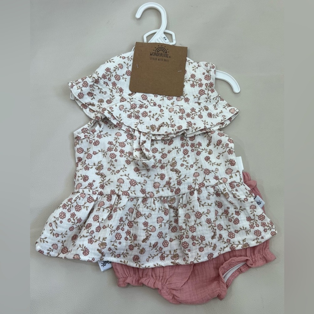 Floral Ruffle 3 piece Set